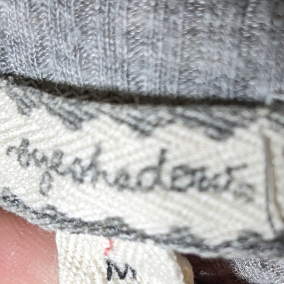 Soft and Comfy Striped Grey and White Tee - Picture 2 of 3